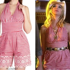 Take a Picnic Romper by Bettie Page